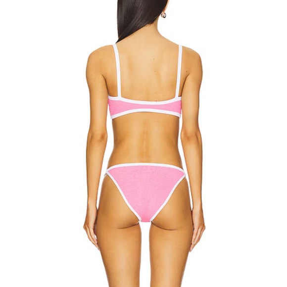 NWT Hunza g Tyler bikini set in candy pink - Picture 3 of 9